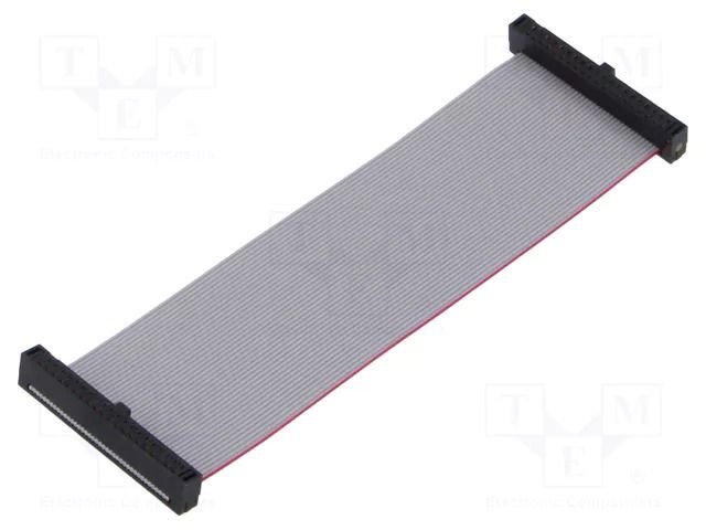 Ribbon cable with IDC connectors; IDC,both sides; 88.9mm; 3.5" SAMTEC FFSD20D035001NRW
