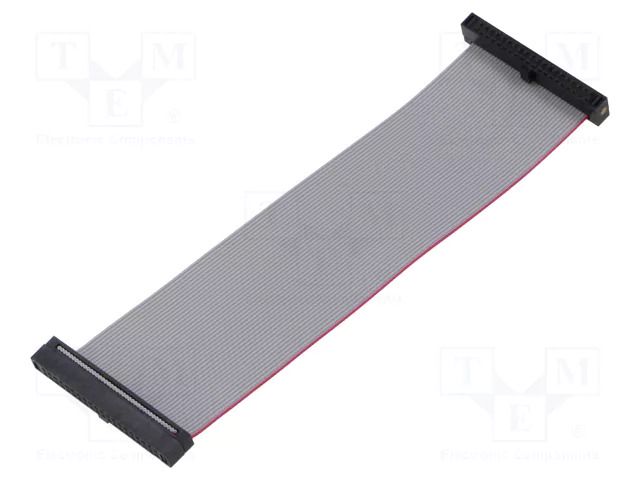 Ribbon cable with IDC connectors; IDC,both sides; 101.6mm; 4" SAMTEC FFSD20D040001NR