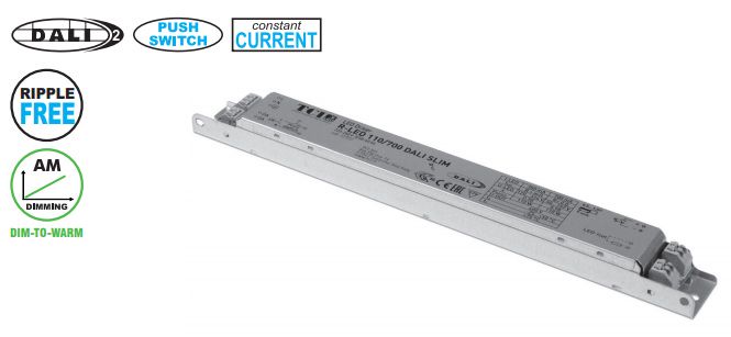 80 W hämardatavad alalisvooluga elektroonilised draiverid, DALI2, TCI 127936