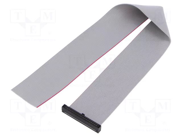 Ribbon cable with IDC connectors; IDC,wires; Tape ph: 0.64mm SAMTEC FFSD20S100001N