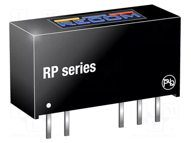 Converter: DC/DC; 1W; Uin: 21.6÷26.4VDC; Uout: 15VDC; Uout2: -15VDC RECOM RP-2415D