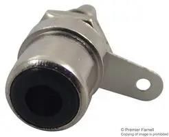 SOCKET, PHONO, CHASSIS, BLACK, PK10 PSG01505