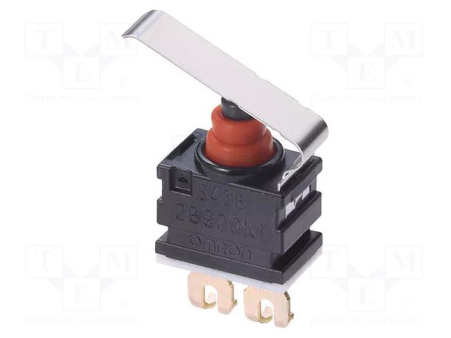 Microswitch SNAP ACTION; 0.01A/13.5VDC; SPST-NC; ON-(OFF); Pos: 2 OMRON Electronic Components D2GW-AL6R2F