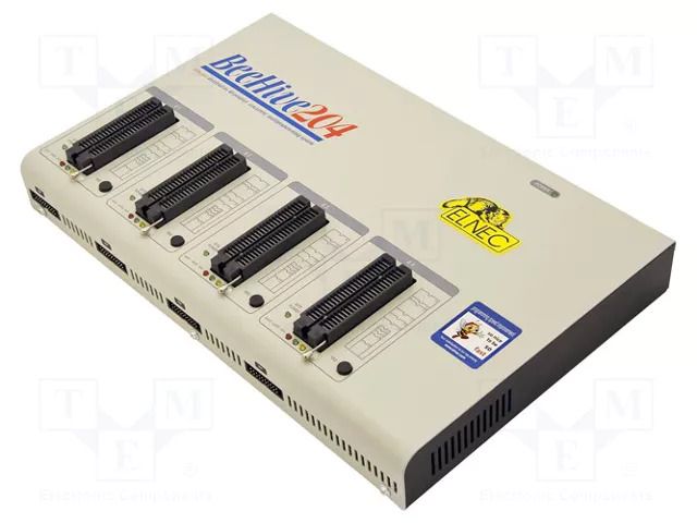 Programmer: universal; LPT,USB; 361x234x56mm; Kind of socket: ZIF ELNEC BEEHIVE204