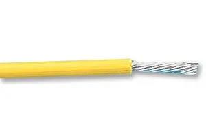 WIRE, SILICONE, YELLOW, 0.25MM, 100M 0047005