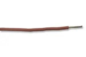 WIRE, SILICONE, BROWN, 0.5MM, 100M 0048003