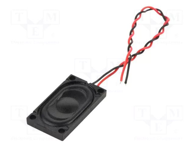 Loudspeaker; miniature; 1.5W; 8Ω; 25x14x4.5mm; 20kHz; fabric Same Sky CDS-25148-L100