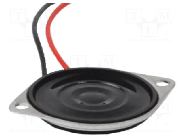 Loudspeaker; miniature; 2W; 8Ω; Ø28x5.2mm; 7.5kHz; Ø: 28mm; PET Same Sky CLS0281MAE-L152