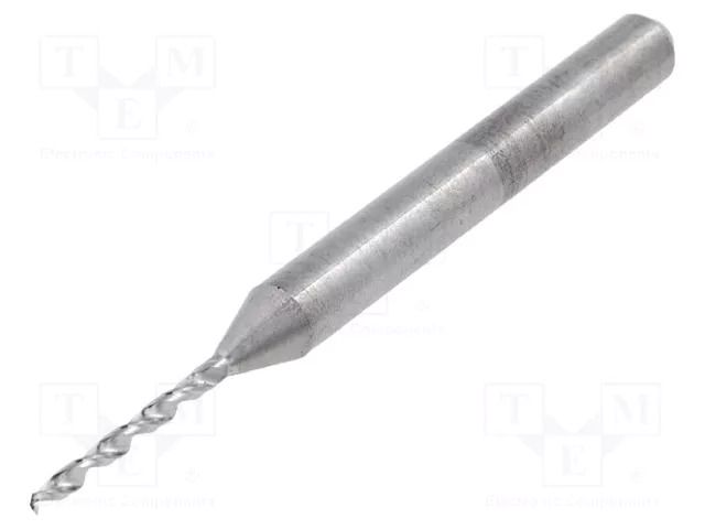 Drill bit; Ø: 1mm; carbon steel; 1/8"; 3.175mm; PCB BUNGARD BF1.0