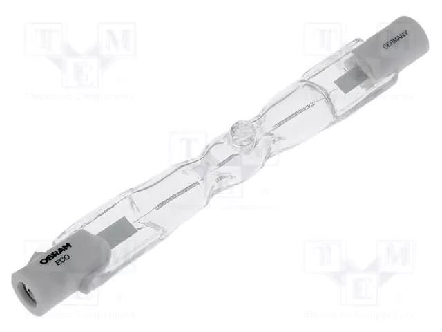 Halogen; 230VAC; 80W; R7S; L: 74.9mm; 1400lm ams OSRAM HALO-R7/80W