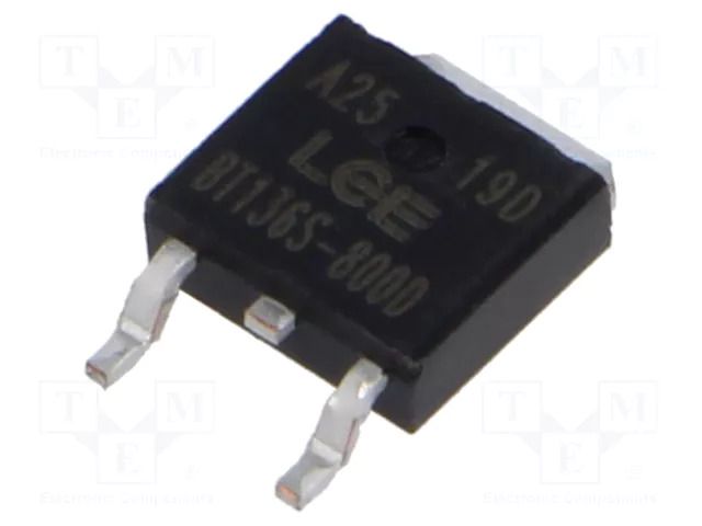 Triac; 800V; 4A; TO252; Igt: 5mA; Ufmax: 1.7V LUGUANG ELECTRONIC BT136S-800D-LGE