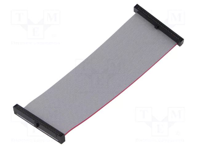 Ribbon cable with IDC connectors; IDC,both sides; 101.6mm; 4" SAMTEC FFSD25D040001N