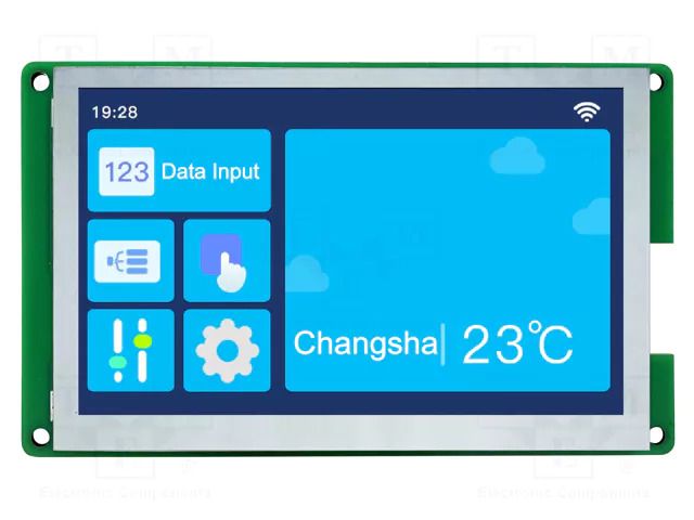 Display: TFT; 4.3"; 480x800; Illumin: LED; 16MBFLASH; RGB; 300cd/m2 Dwin Technology DMG80480T043-01WN