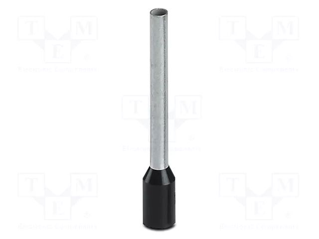 Tip: bootlace ferrule; insulated; copper; 1.5mm2; Bit len: 18mm PHOENIX CONTACT AI1.5-18BK