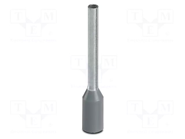 Tip: bootlace ferrule; insulated; copper; 0.75mm2; Bit len: 12mm PHOENIX CONTACT AI0.75-12GY