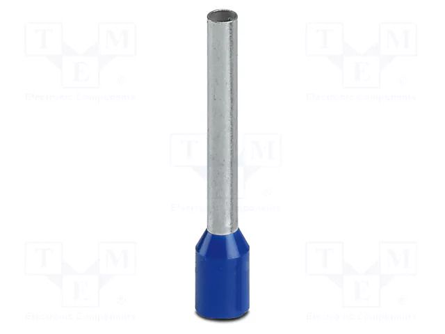 Tip: bootlace ferrule; insulated; copper; 2.5mm2; Bit len: 18mm PHOENIX CONTACT AI2.5-18BU