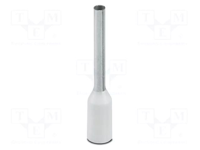 Tip: bootlace ferrule; insulated; copper; 0.5mm2; Bit len: 10mm PHOENIX CONTACT AI0.5-10WH