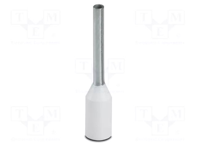 Tip: bootlace ferrule; insulated; copper; 0.5mm2; Bit len: 10mm PHOENIX CONTACT AI0.5-10WH-GB