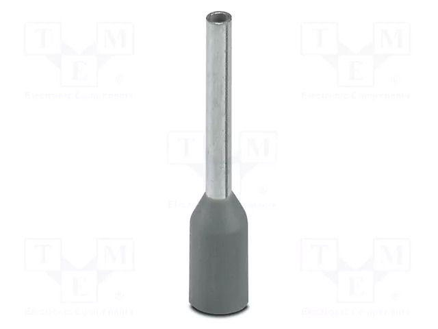 Tip: bootlace ferrule; insulated; copper; 0.14mm2; Bit len: 8mm PHOENIX CONTACT AI0.14-8GY-1000