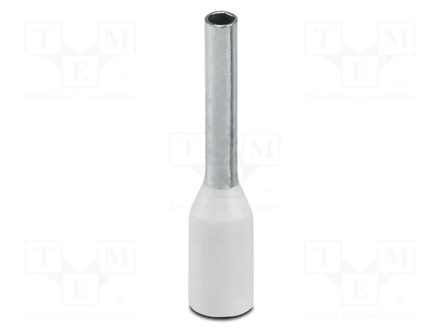 Tip: bootlace ferrule; insulated; copper; 0.75mm2; Bit len: 8mm PHOENIX CONTACT AI0.75-8WH