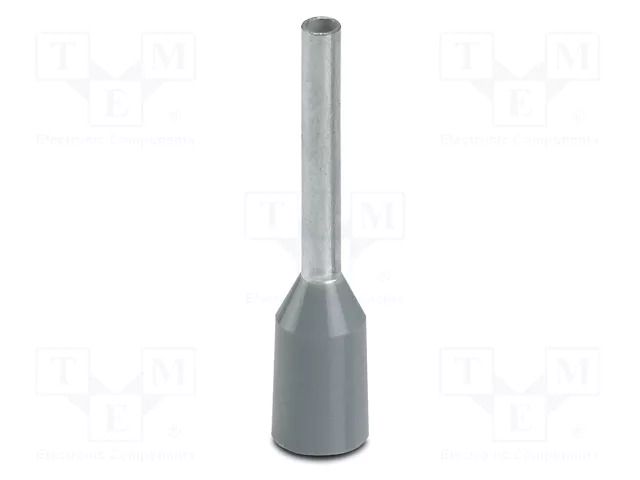 Tip: bootlace ferrule; insulated; copper; 0.75mm2; Bit len: 10mm PHOENIX CONTACT AI0.75-10GYGB-1000