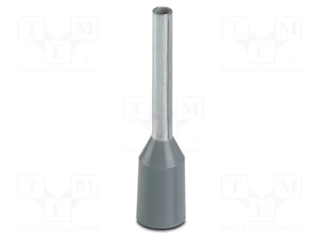 Tip: bootlace ferrule; insulated; copper; 0.75mm2; Bit len: 10mm PHOENIX CONTACT AI0.75-10GY-GB