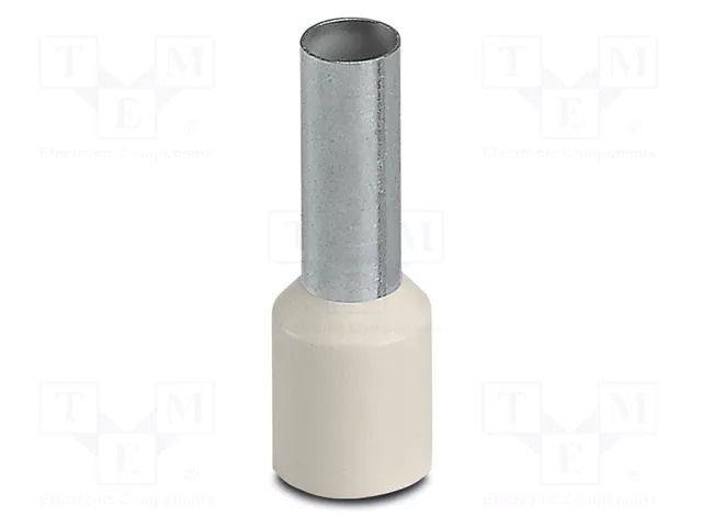 Tip: bootlace ferrule; insulated; copper; 10mm2; Bit len: 12mm PHOENIX CONTACT AI10-12IV