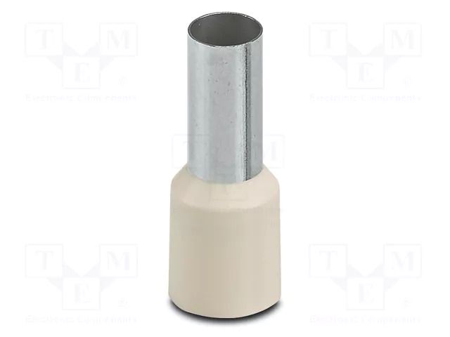 Tip: bootlace ferrule; insulated; copper; 16mm2; Bit len: 12mm PHOENIX CONTACT AI16-12IV