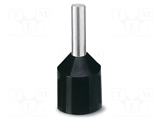 Tip: bootlace ferrule; insulated; copper; 1.5mm2; Bit len: 8mm PHOENIX CONTACT AI-XL1.5-8BK