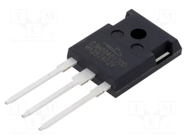 Transistor: N-MOSFET; SiC; unipolar; 1.2kV; 48A; Idm: 223A; 326W Wolfspeed(CREE) C3M0040120D