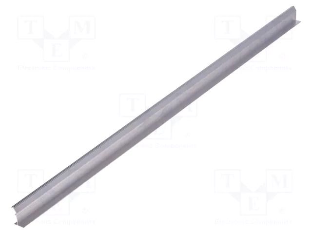 Profiles for LED modules; 1m; GLOW12; aluminium TOPMET TOP-GLOW12-U-1M