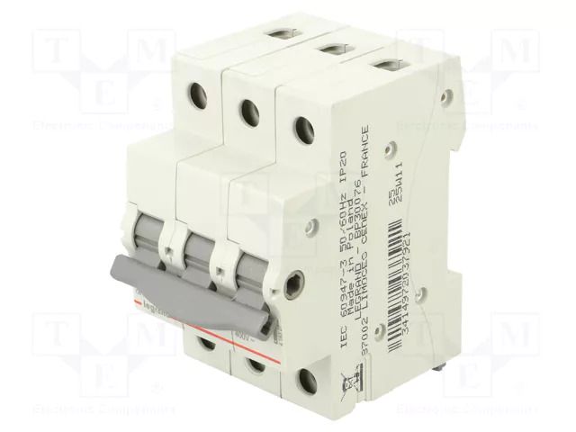 Switch-disconnector; Poles: 3; for DIN rail mounting; 40A; 400VAC LEGRAND 419327
