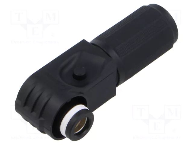 Connector: DC supply; plug; ES-200A; 1.5kV; PIN: 1; IP67; for cable DEGSON ELECTRONICS ESP-200A-50-BK
