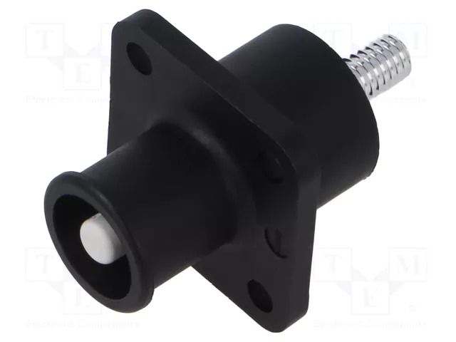 Connector: DC supply; socket; ES-100A; 1.5kV; PIN: 1; screw; 16mm2 DEGSON ELECTRONICS ESS-100A-16-S-BK