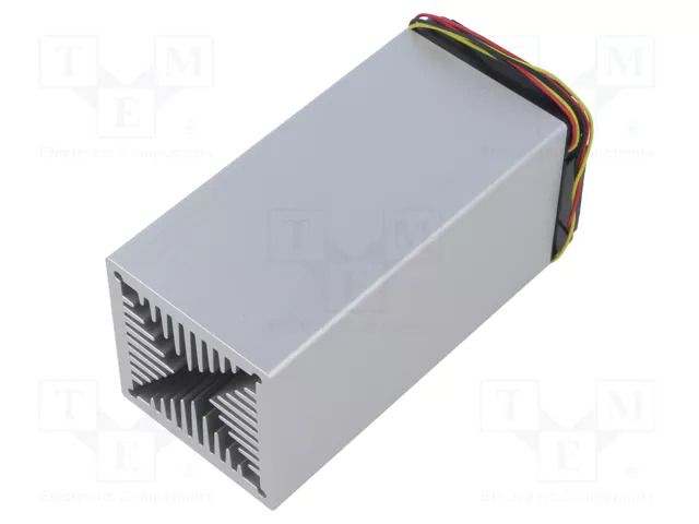 Heatsink: extruded; natural; L: 100mm; W: 50mm; H: 50mm; 1.38K/W FISCHER ELEKTRONIK LAM/5/100/12