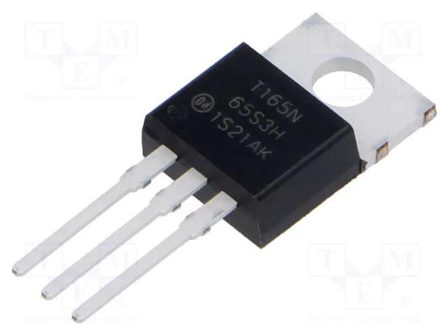 Transistor: N-MOSFET; unipolar; 650V; 19A; Idm: 53A; 142W; TO220-3 ONSEMI NTP165N65S3H