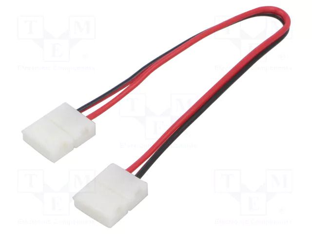 LED tape connector; for tape-to-tape connection; with leads; 6A POS CLICK-8C