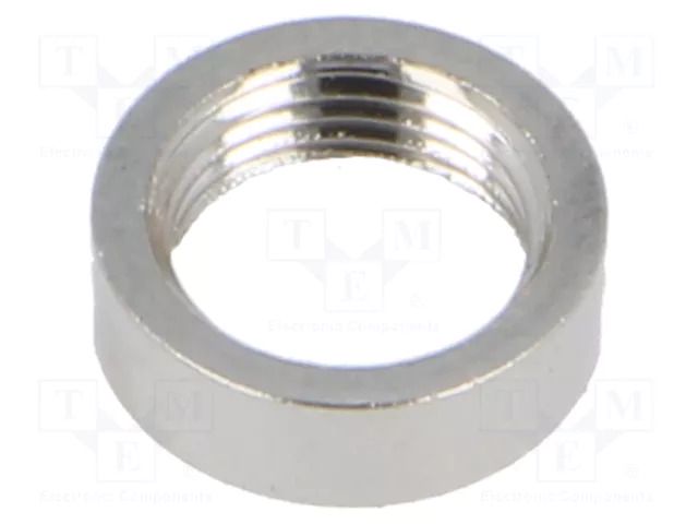 Accessories: nut; nickel; Thread: M6; 2.5mm STÄUBLI MUR/M6X0.5-NI