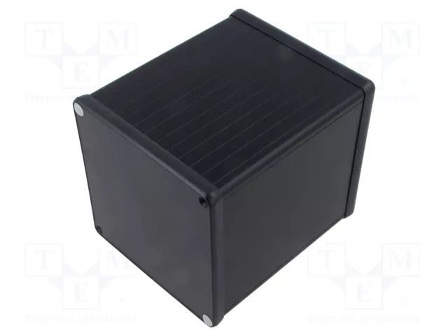Enclosure: with panel; 1455; X: 104.5mm; Y: 120mm; Z: 104.5mm; black HAMMOND HM-1455NS1202BK