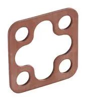 FLAT GASKET, NBR, RECTANGULAR CONN GSA 200-4 BROWN GASKET