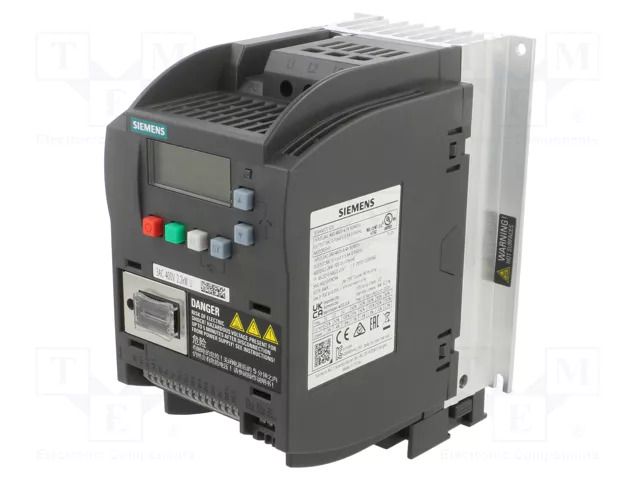 Inverter; 2.2kW; 3x400VAC; 3x380÷480VAC; for wall mounting; IN: 6 SIEMENS 6SL3210-5BE22-2UV1