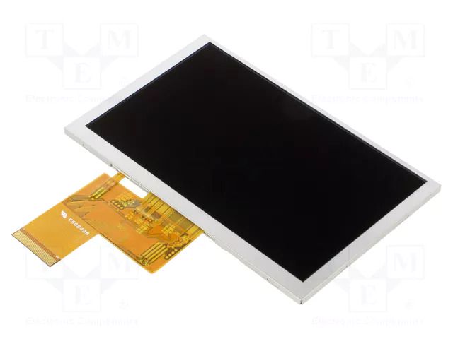 Display: TFT; 5"; 800x480; Illumin: LED; Dim: 120.7x75.8x2.8mm DISPLAY ELEKTRONIK DEM800480Q4VTX-PWN