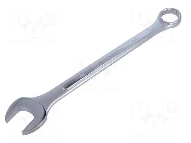 Wrench; bent,combination spanner; 34mm; Chrom-vanadium steel KING TONY KT-1071-34