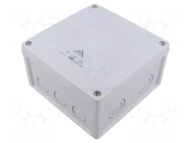 Enclosure: junction box; X: 152mm; Y: 152mm; Z: 85mm; polycarbonate SPELSBERG ABOX-PRO-100-L