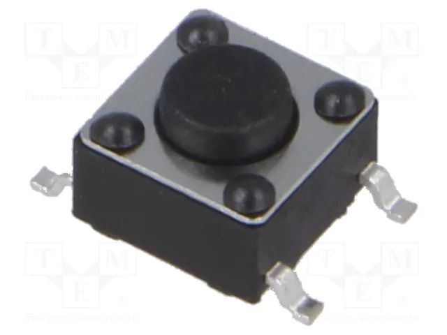 Microswitch TACT; SPST; Pos: 2; 0.05A/12VDC; SMT; 1.57N; 6x6x3.5mm CONNFLY TACT4203-11160-R