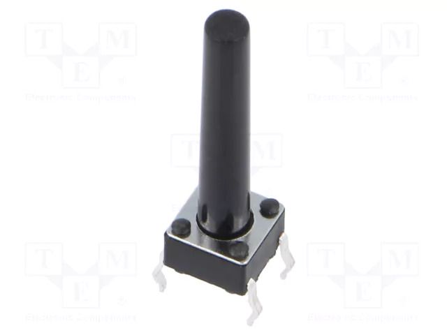 Microswitch TACT; SPST; Pos: 2; 0.05A/12VDC; THT; 2.45N; 6x6x3.5mm CONNFLY TACT4101-1220250-A