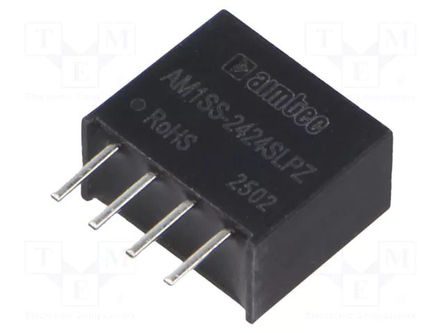 Converter: DC/DC; 1W; Uin: 21.6÷26.4VDC; Uout: 24VDC; Iin: 55mA; SIP4 AIMTEC AM1SS-2424SLPZ