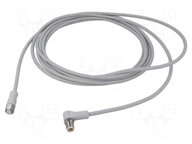Cable: for sensors/automation; PIN: 8; 5m; plug; 60VDC; 60VAC; 2A BINDER 773730372740908-05