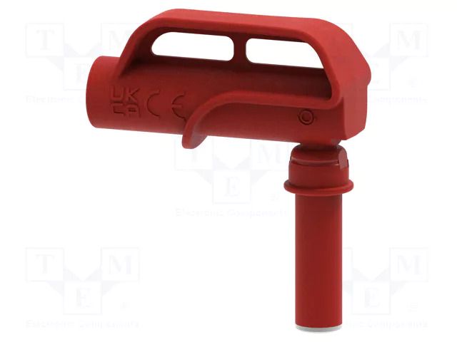 Adapter; 4A; red; Tip diameter: 8mm; Socket size: 4mm; MGP ELECTRO-PJP PJPMGP8-0-IEC-R