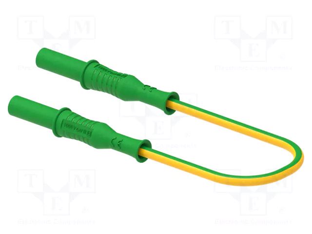Test lead; 20A; banana plug 4mm,both sides; insulated; Len: 1.5m ELECTRO-PJP PJP2319-IEC-150JV